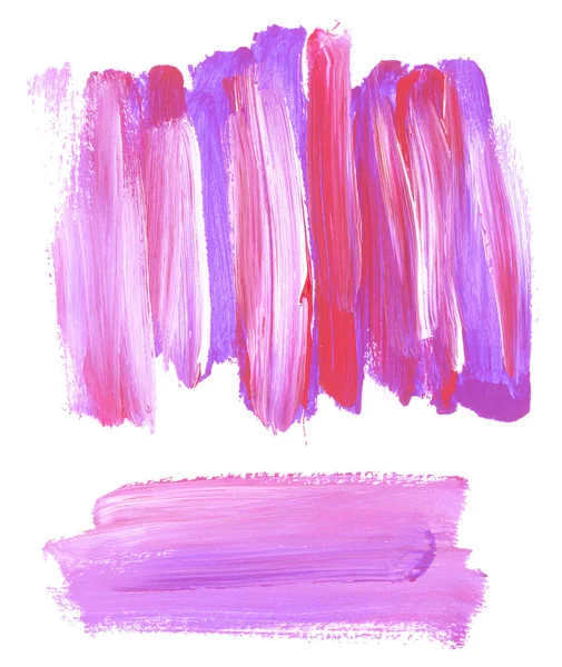 Pintura de fondo rosa daub. Pincelada hecha a mano para telón de fondo . — Foto de Stock