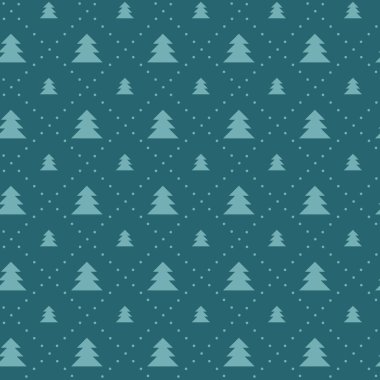 Naive Noel vektör seamless modeli ağaçlar ans kar ile. XMA