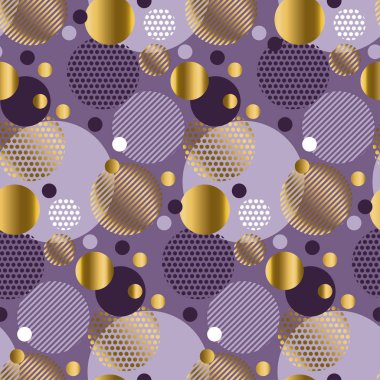 Xmas sorunsuz noktalar modern desen. Mor arka plan geometri CI