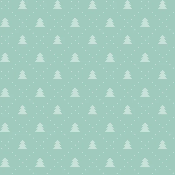 ナイーブ クリスマス シームレス パターン ベクトルの木 ans 雪で。Xma — ストックベクタ