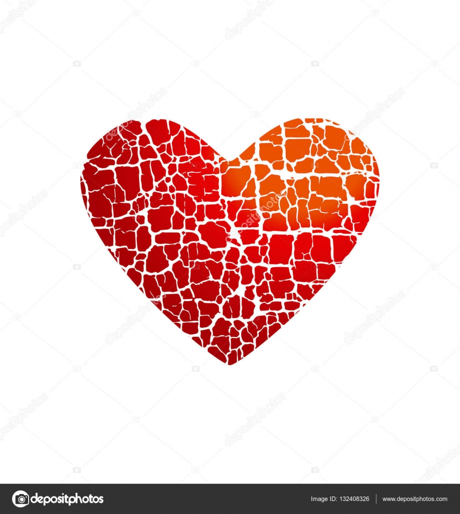 abstract hearts symbol of love