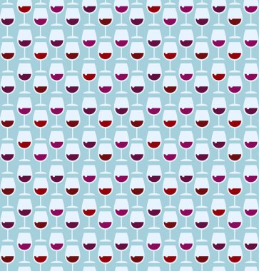 Şarap şarap kadehi ile sorunsuz retro tarzı desen bar restoran