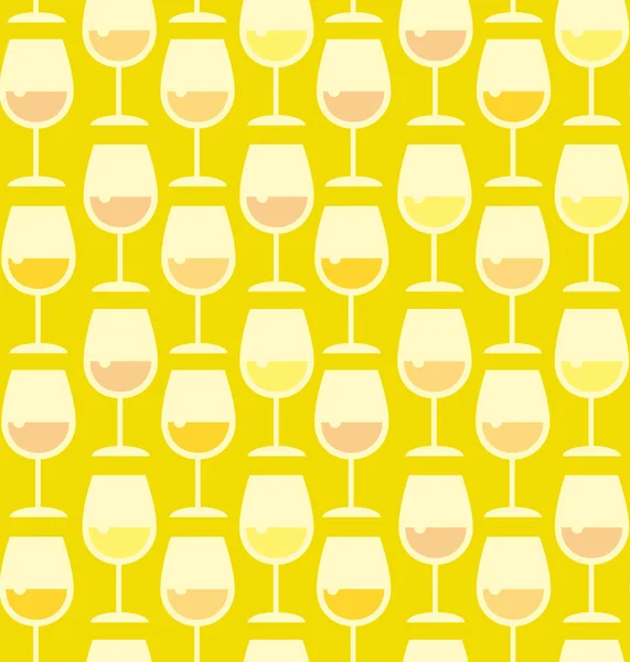 Restaurant wijnbar naadloze patroon met glas wijn. Naadloze w — Stockvector