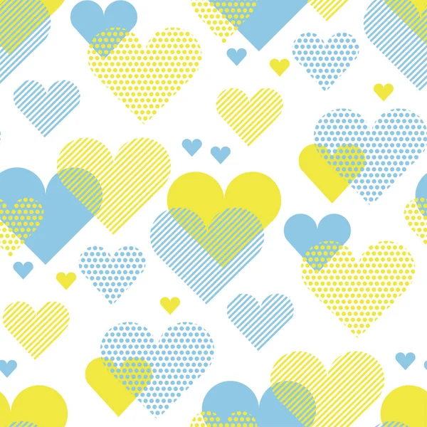Amor corazón concepto vector ilustración para telón de fondo. estilo simple — Vector de stock