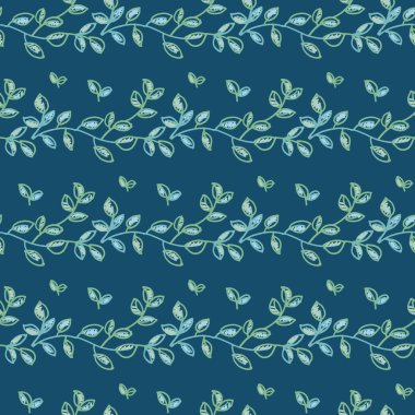 taze bahar renk soyut dekoratif yaprakları seamless modeli. 