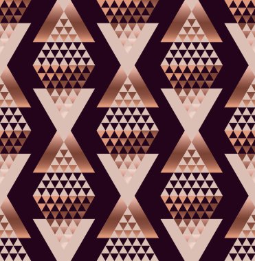 art deco lüks tarzında kabile geleneksel yinelenebilir motif. se