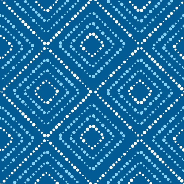 Rhombus kariertes Konzept nahtlose Muster. moderne einfache Punkte-Wiederholung — Stockvektor