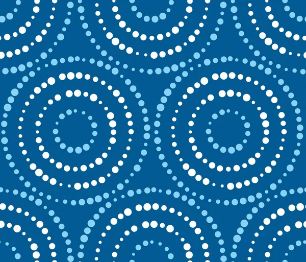 Blau-weiße Konzept im asiatischen Stil nahtlose Muster. moderner Sirup — Stockvektor