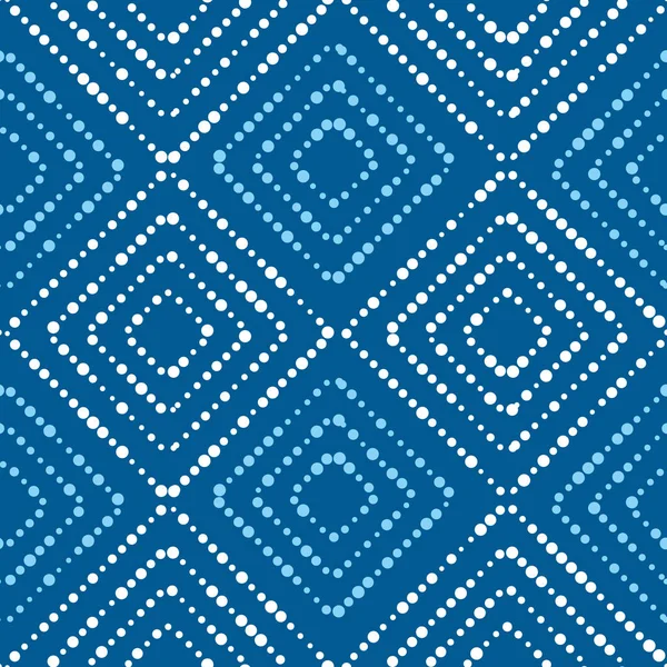 青と白のアジアン スタイル コンセプトのシームレスなパターン。モダンな簡体字 — ストックベクタ