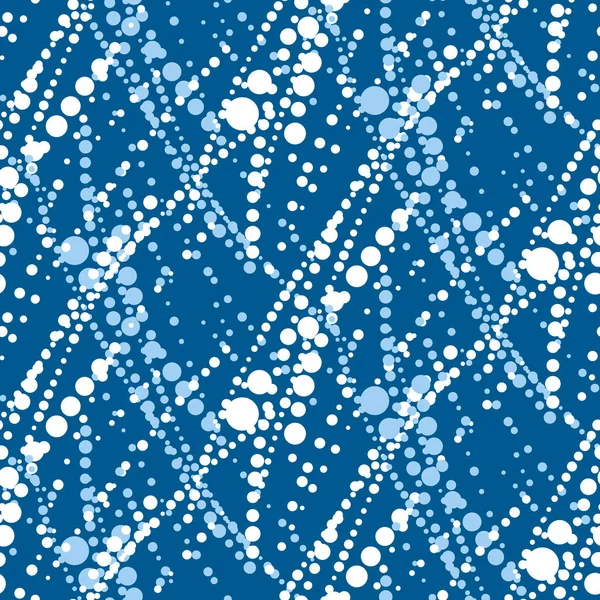 Концепція синьо-білого азіатського стилю безшовний візерунок. сучасні — стоковий вектор
