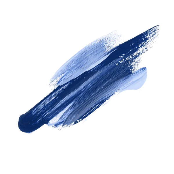 Abstrakter Farbstrich. Handgezeichneter Acryl-Pinselstrich — Stockfoto