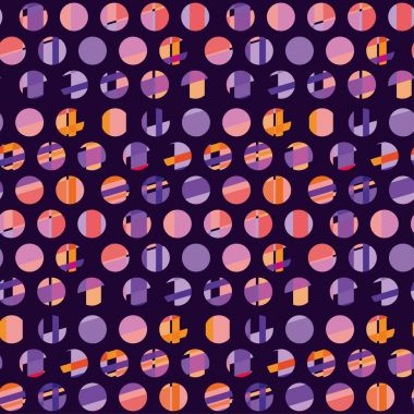 kavramı modern polka dot seamless modeli, ba için yüzey tasarımı
