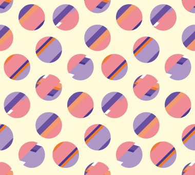 kavramı modern polka dot seamless modeli, ba için yüzey tasarımı