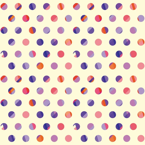 Concept modern polka dot seamless pattern, surface design for ba — Stock Vector