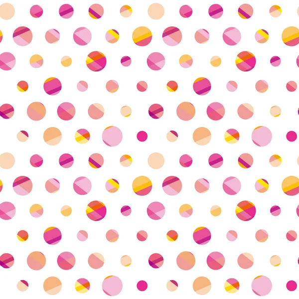 Modern polka dot seamless pattern, concept surface design for ba — Stock Vector