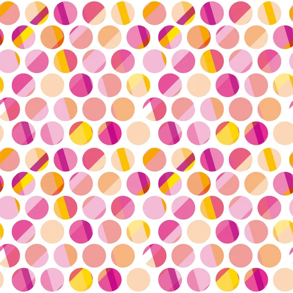 Modern polka dot seamless pattern, concept surface design for ba — Stock Vector