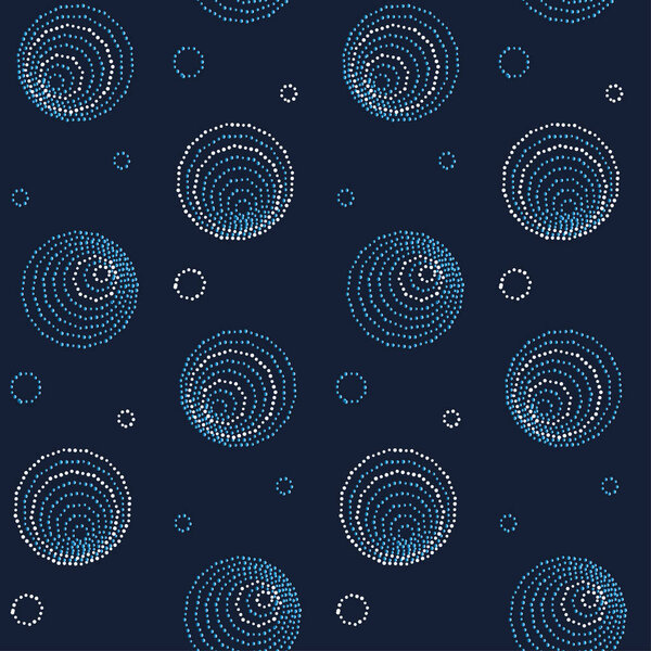 luxury abstract circle and ring seamless pattern in polka dot st