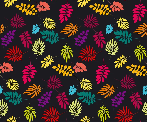 Concept feuilles tropicales illustration vectorielle — Image vectorielle