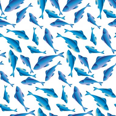 Balık için arka plan, kumaş, ambalaj kağıdı illüstrasyon vektör,