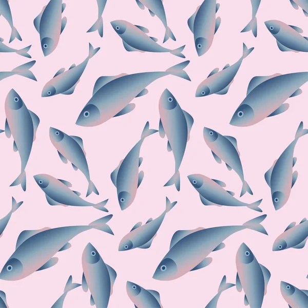 Balık için arka plan, kumaş, ambalaj kağıdı illüstrasyon vektör,