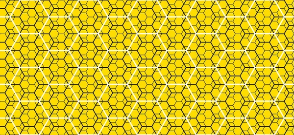 Linha de geometria padrão sem costura hexagonal para design de superfície, tecido, papel de embrulho. Motivo abstracto repetível moderno — Vetor de Stock