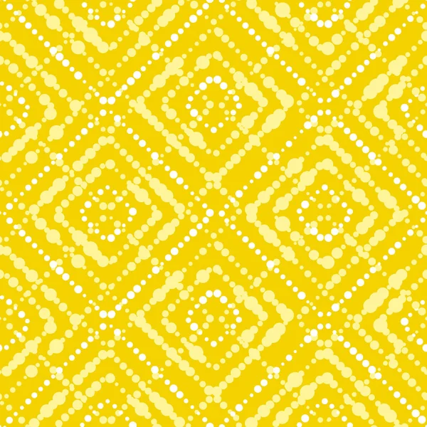 Peinture blanche et jaune point setter concept été motif sans couture. Moderne motif abstrait reproductible dynamique en été couleur ensoleillée . — Image vectorielle