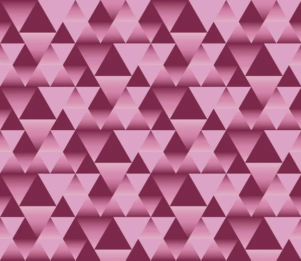 Schickes Packpapier nahtloses Muster mit rechteckiger 3D-Illusion. leuchtend rosa geometrische abstrakte wiederholbare Motiv. Geometrie weibliche Tapete Illustration. — Stockvektor