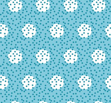 Polka Noktalı deseni, sorunsuz vektör arka plan. baskı ve web projeleri için noktalı soyut seamless modeli