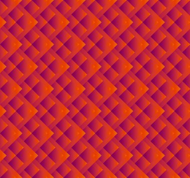 geometrik soyut vektör yüzey tasarımı için seamless modeli. parlak kırmızı kare şekli yinelenebilir motifi arka planı için