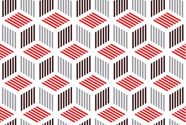 kavram çizgi vektör arka plan için başlığı, web, gri, kırmızı, siyah renkli baskı. yüzey tasarımı, web, kumaş için seamless modeli