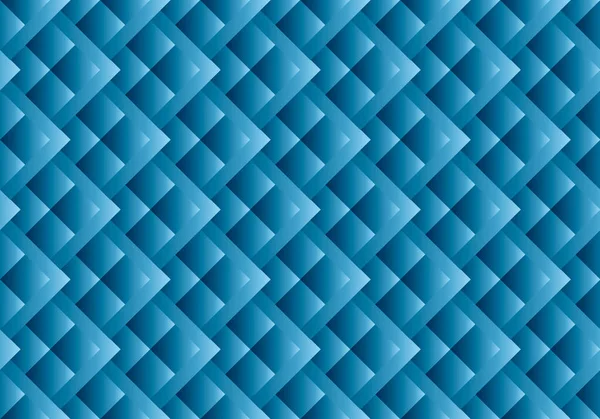 Абстрактный векторный рисунок рыбных чешуек для поверхностного дизайна. геометрическая синяя квадратная форма повторяемый мотив для фона — стоковый вектор
