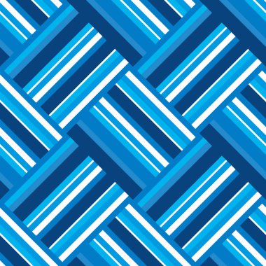 yaz plaj şerit vektör seamless modeli. vektör çizim yüzey tasarımı için. deniz mavi renkli geometrik çizgi şekli yinelenebilir motifi