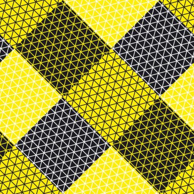 Basit geometri desen çizgi püre ile. Modern geometri Dikişsiz desen vektör çizim. Yüzey tasarımı için yazdırma ve web. Kılavuz stili üçgen ve kare motif