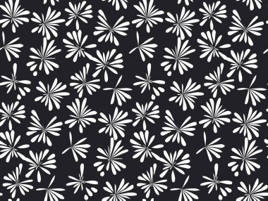 soyut tropikal çiçek seamless modeli yüzey tasarımı için. reparable dekoratif basit modern çiçek motifi