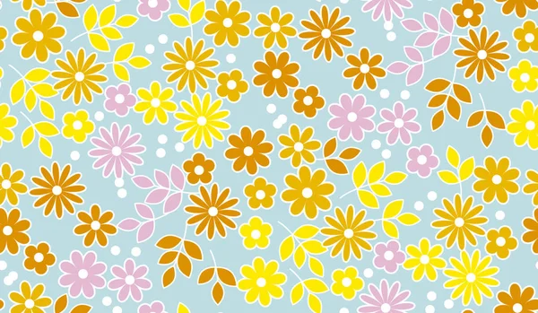 Motif de vectorielle continue de couleur été simple pour la conception de la surface. échantillon de tissu de mode. motif répétitif de papier d’emballage, décoration de l’été, invitation à — Image vectorielle