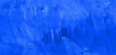 Mavi boya doku. Elle çizilmiş arka plan. Raster illüstrasyon.