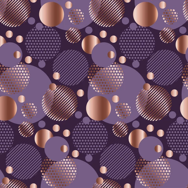 Altın ve mor çiçek vektör soyut Dikişsiz desen çizim yükseldi. lüks stil zarif geometri yinelenebilir motifi yüzey tasarımı, ambalaj kağıdı arka plan için