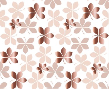 soyut altın sonbahar desen vektör çizim bırakır. ihale zarif kutlama tarzı dekoratif seamless modeli. arka plan tasarım