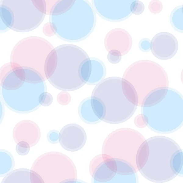 Пастельні блідо-кольорові абстрактні бульбашки Векторні ілюстрації. ніжний елегантний стиль абстрактна геометрія безшовний дизайн візерунка — стоковий вектор