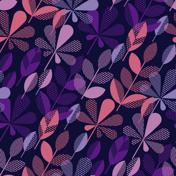 sonbahar yaprak parlak canlı renkler geometri modern motifi düşüyor. vektör çizim yüzey tasarımı için. Mevsimlik yaprakları Dikişsiz desen kumaş, arka plan, üstbilgi