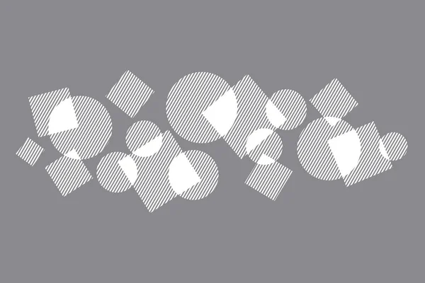 Концептуальная геометрическая векторная иллюстрация с геометрическими фигурами линий. Рисунок для оформления поверхности, заголовка, открытки, презентации — стоковый вектор