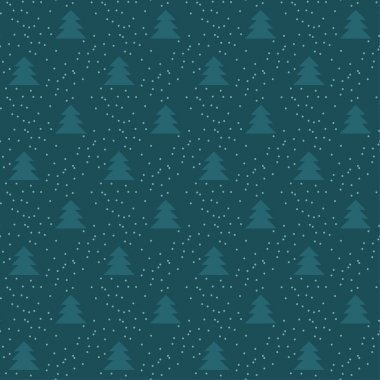 mutlu yeni yıl ve xmas seamless modeli geometri kış ağaç. vektör çizim sakinleştirmek, broşür, üstbilgi, kart, ambalaj kağıdı için 
