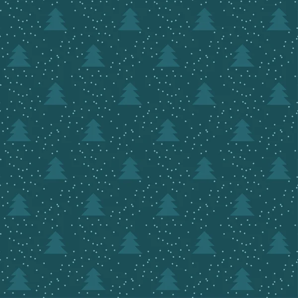 Feliz año nuevo y el patrón sin costuras de Navidad con la geometría árbol de invierno. ilustración vectorial para flayer, folleto, encabezado, tarjeta, papel de embalaje — Archivo Imágenes Vectoriales