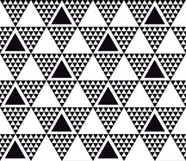 Siyah ve beyaz modern motif. Tek renkli Dikişsiz desen vektör çizim. Kavram geometrik döşeme arka planı yüzeyi yazdırma ve web tasarım, arka plan, kumaş için.