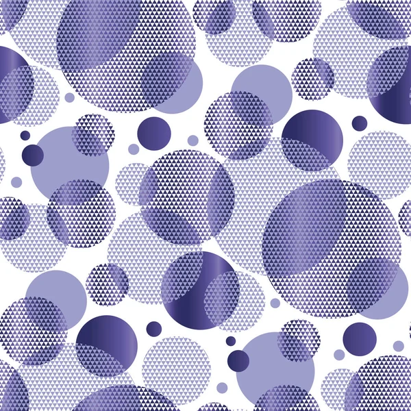 Abstraktní kruh texturou geometrie opakovatelné motiv pro povrchový design. Vzor bezešvé s přechodem kulaté ozdobné tvary. — Stockový vektor