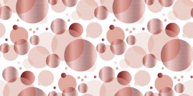 Kavram daire şeklinde üçgen desenli vektör çizim. Beyaz arka plan soyut geometrik seamless modeli üzerinde altın gül. 