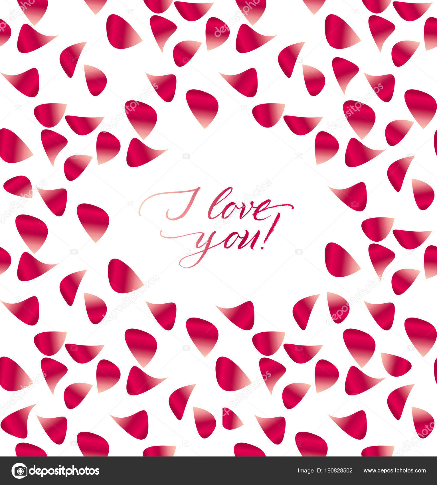 ローズ サークル組成の花花びら柄 ストックベクター C Galyna