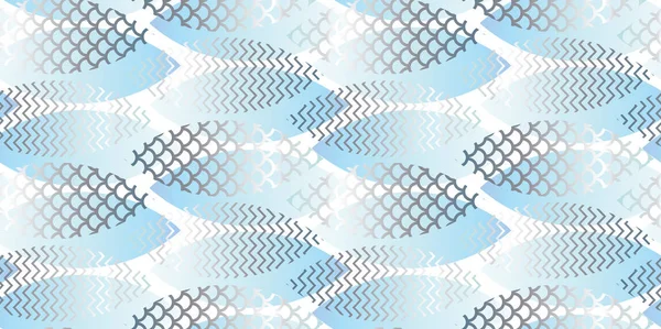 Textura de agua patrón geométrico abstracto sin costura . — Vector de stock