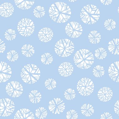 Tatlı ve basit kar taneleri. Xmas paketi.