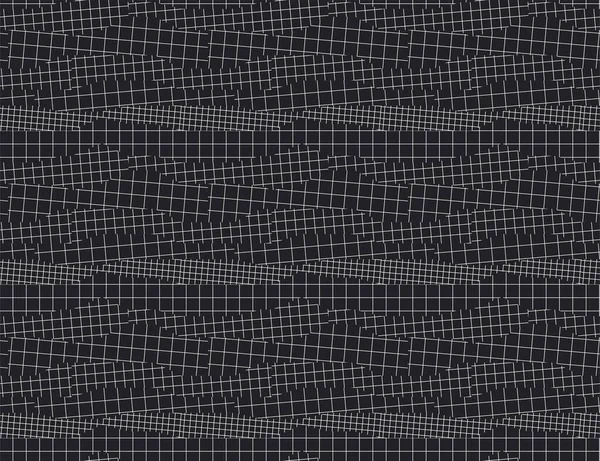 Siyah Beyaz Soyut Arkaplan Sarma Kumaş Tekstil Sarma Yüzey Baskı — Stok Vektör
